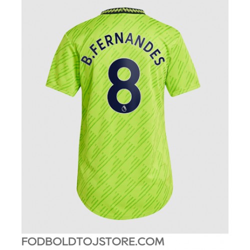 Manchester United Bruno Fernandes #8 Tredjetrøje Dame 2022-23 Kortærmet
